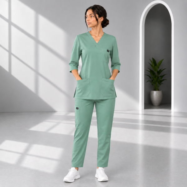 A2R women's Classic Scrub Set (Mint)